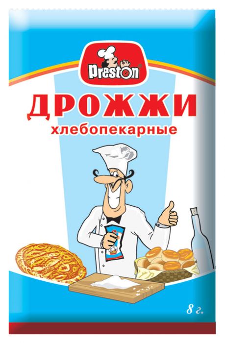 Дрожжи сухие  Престон  11г - интернет-магазин Близнецы