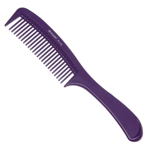 Расческа Dewal Beauty с ручкой фиолетовая 22см.