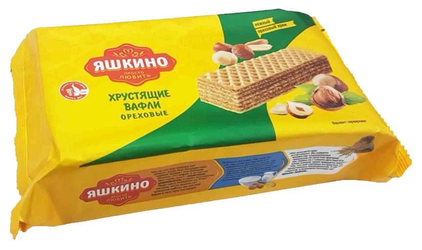 Вафли Яшкино ореховые 200г.
