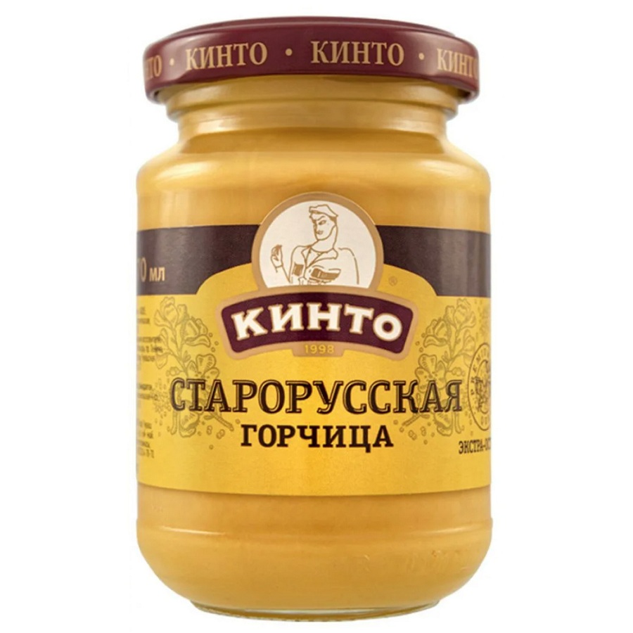 Горчица Кинто Старорусская 170г - интернет-магазин Близнецы