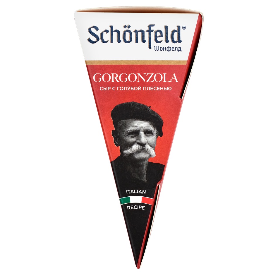Сыр Горгонзола с голубой плесенью Шонфилд 50%  Россия   - интернет-магазин Близнецы