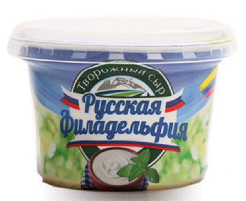Сыр творож Русская Филадельфия  200г шт - интернет-магазин Близнецы