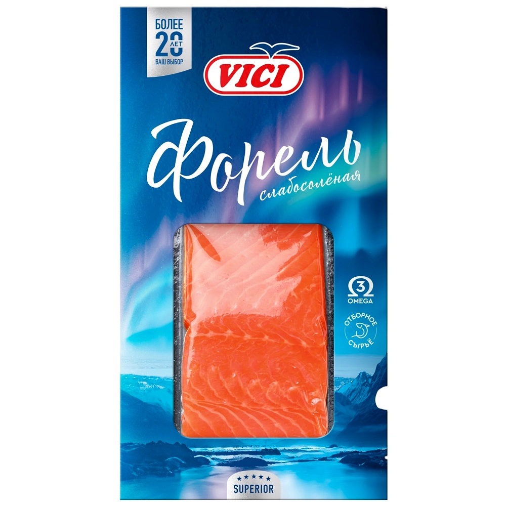 Форель филе-кусок с с  Vici  200г - интернет-магазин Близнецы