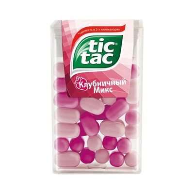 Драже Tic tac клубничный микс, 16 г