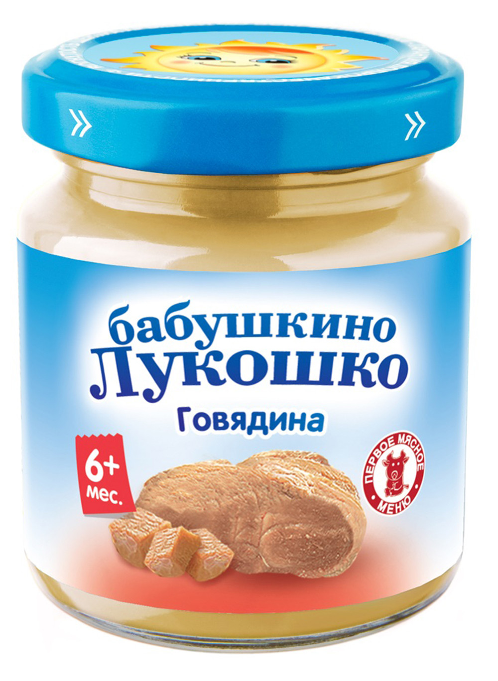 Д.п Пюре Бабушкино Лукошко говядина 100г - интернет-магазин Близнецы