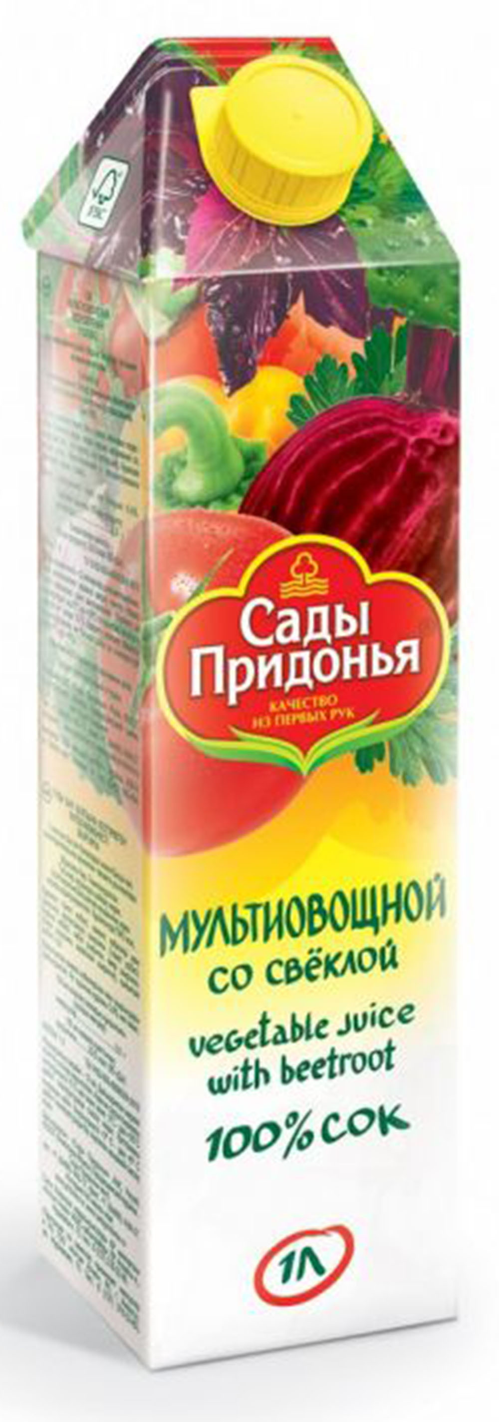 Сок Сады Придонья Мультиовощной со свеклой 1.0 л - интернет-магазин Близнецы