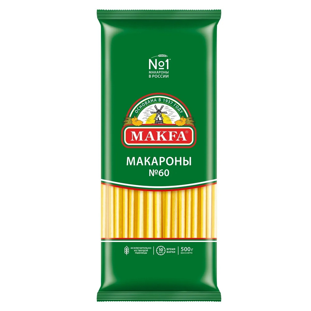Макар изд Макфа Макароны длинные 500г - интернет-магазин Близнецы