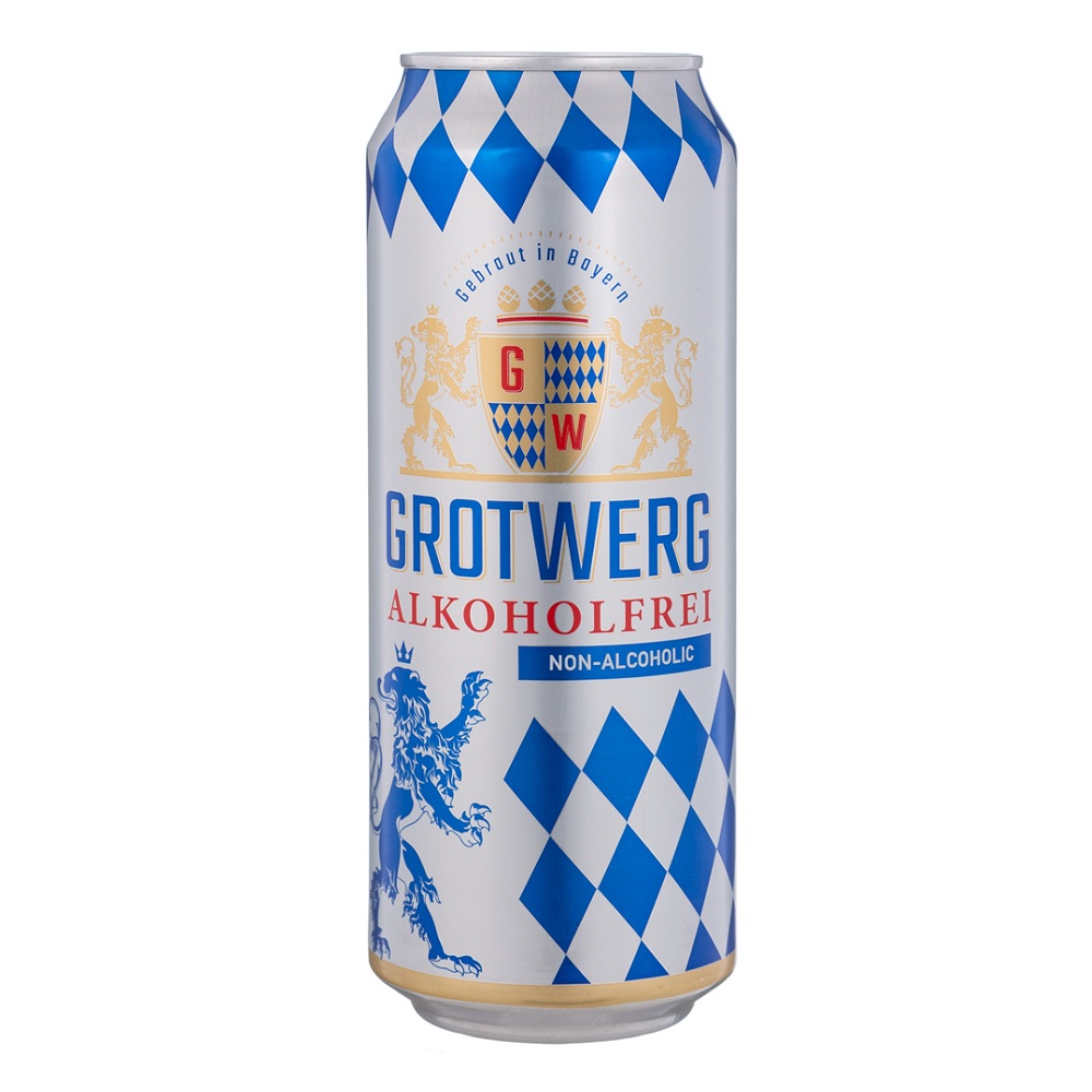 Пиво Grotwerg Alkoholfrei безалкогольное светлое, 0,5 л