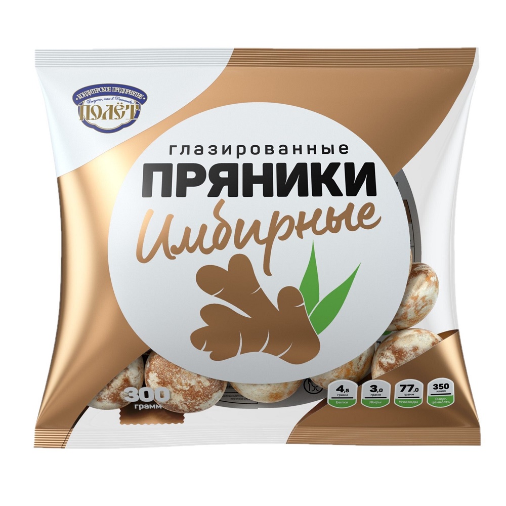 Пряники Полет имбирные 300г - интернет-магазин Близнецы