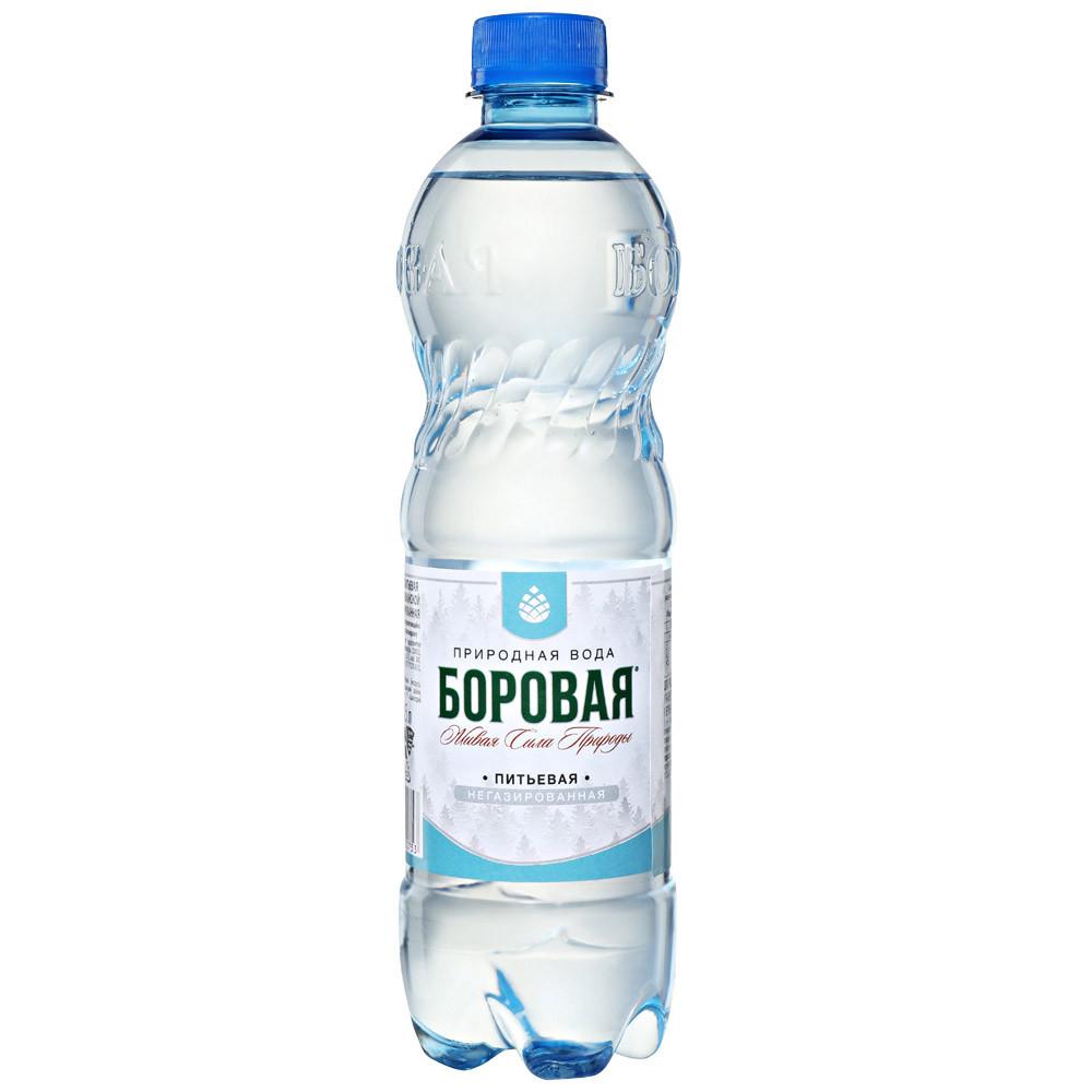 Вода питьевая Боровая природная негазированная, 0,5 л