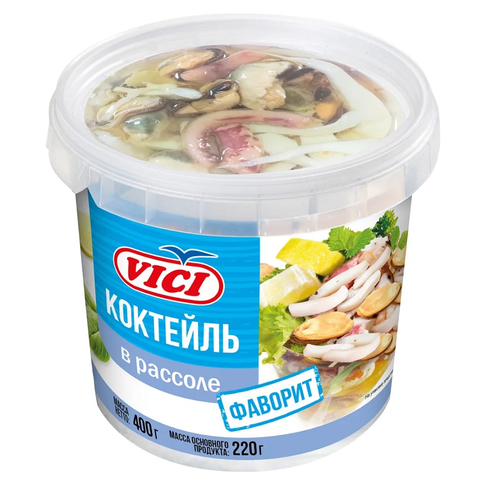 Коктейль Фаворит в рассол  Vici  400г - интернет-магазин Близнецы
