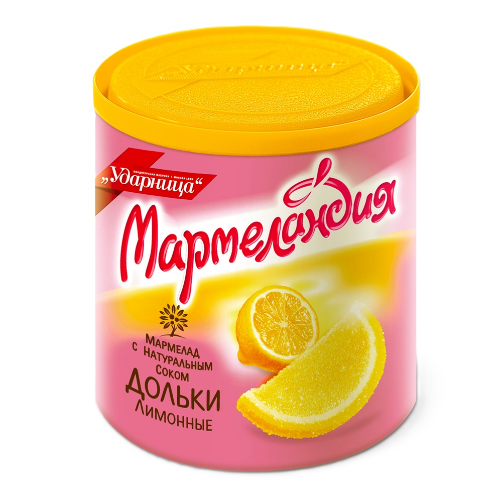Мармелад Мармеландия лимонные дольки, 250 г