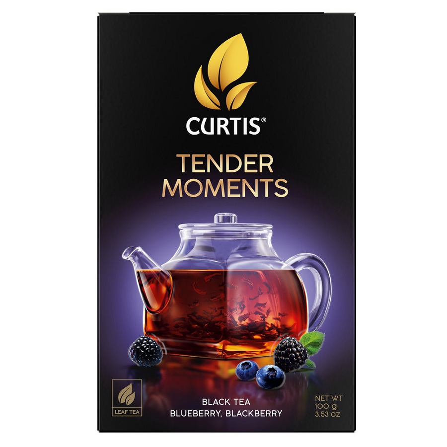 Чай Кёртис Tender Moments черн 100г - интернет-магазин Близнецы