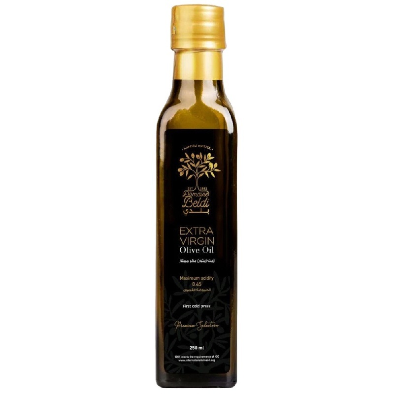 Масло оливковое Domaine Beldi Extra Virgin нерафинированное, стекло, 0,25 л