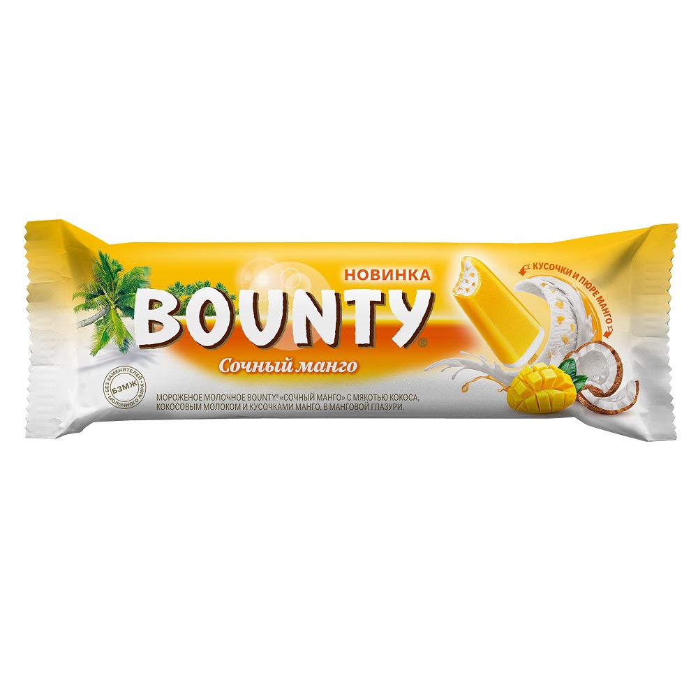 Морож Эскимо Баунти Манго  Марс  64гр - интернет-магазин Близнецы