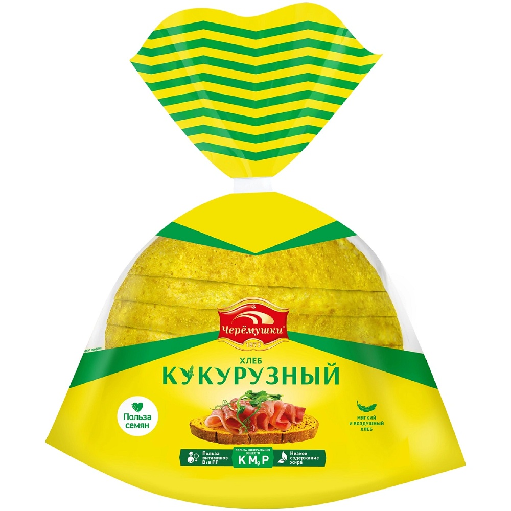 ч Хлеб Кукурузный нарез  Черемушки  300г - интернет-магазин Близнецы