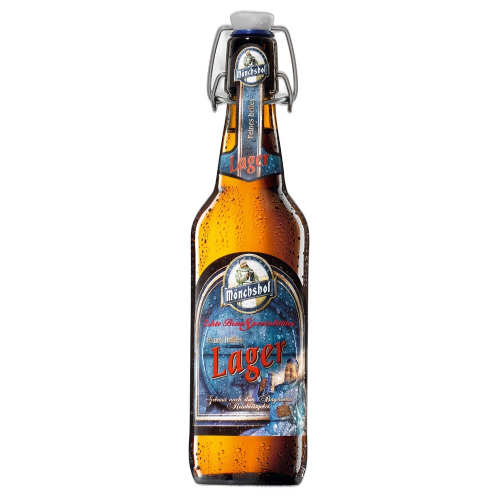 Пиво Monchshof Lager светлое фильтрованное 4,9%, 0,5 л