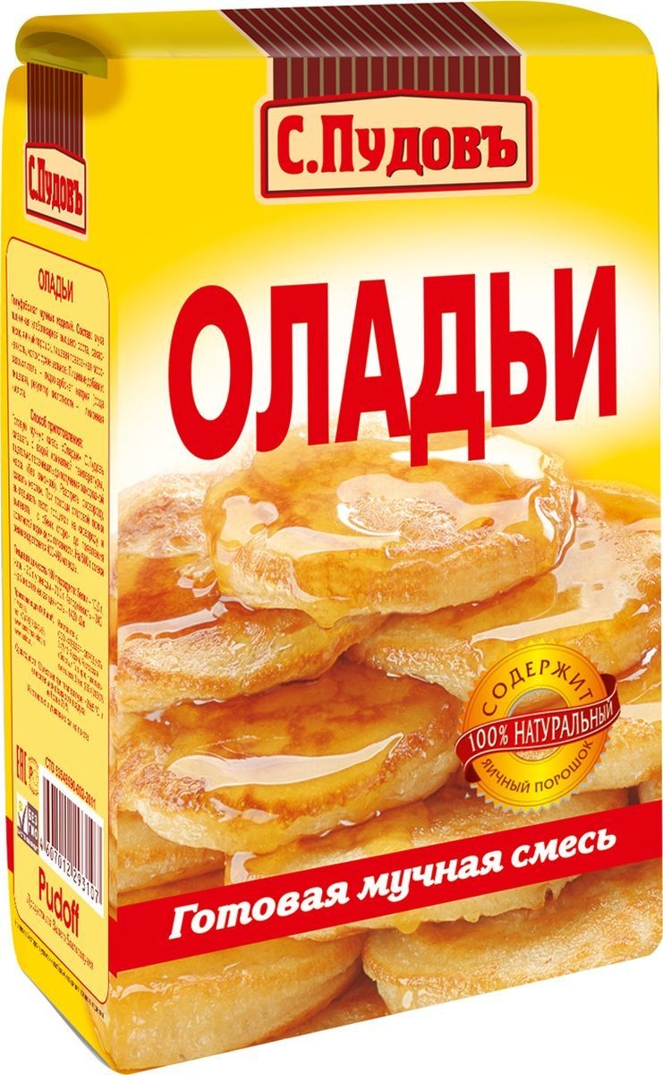 Смесь Пудовъ Оладьи 500 г. шт.