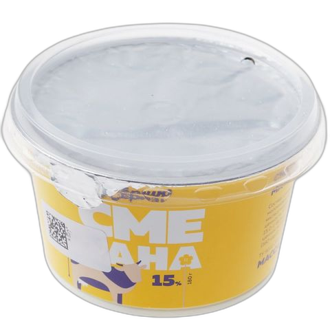 Сметана 15% "JALO KERMA"  Россия  180г шт   