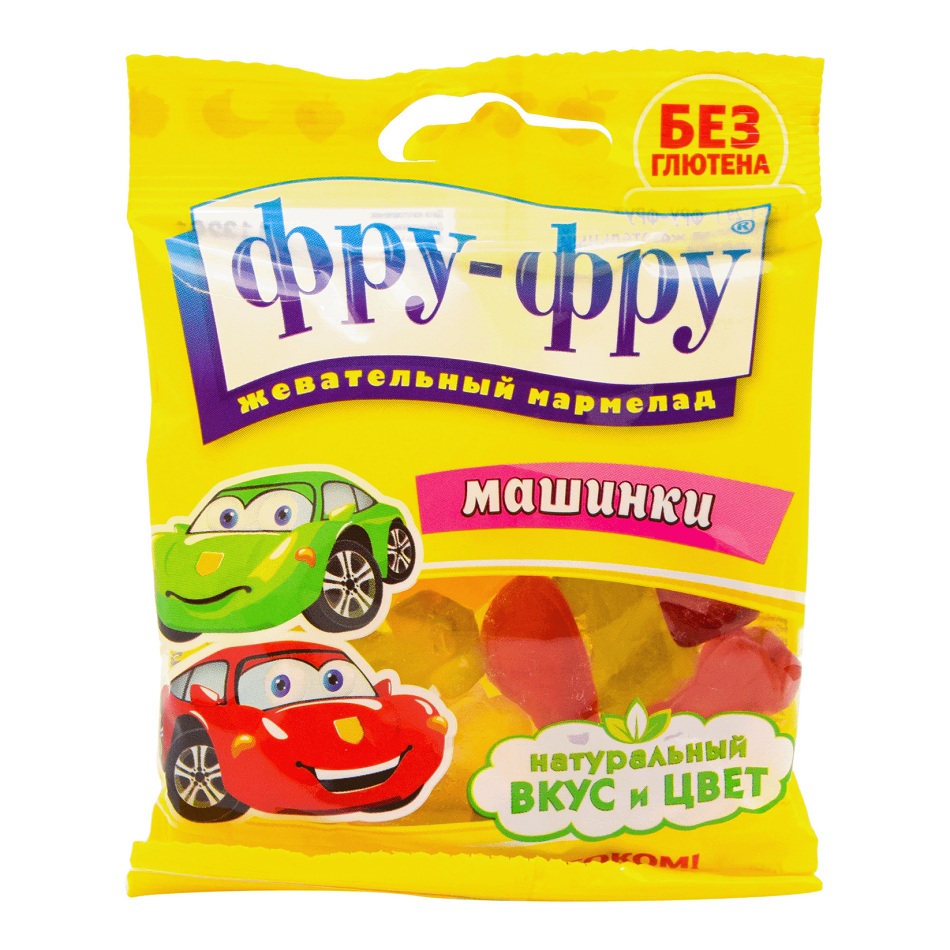 Мармелад жеват Фру-Фру Машинки  30г - интернет-магазин Близнецы