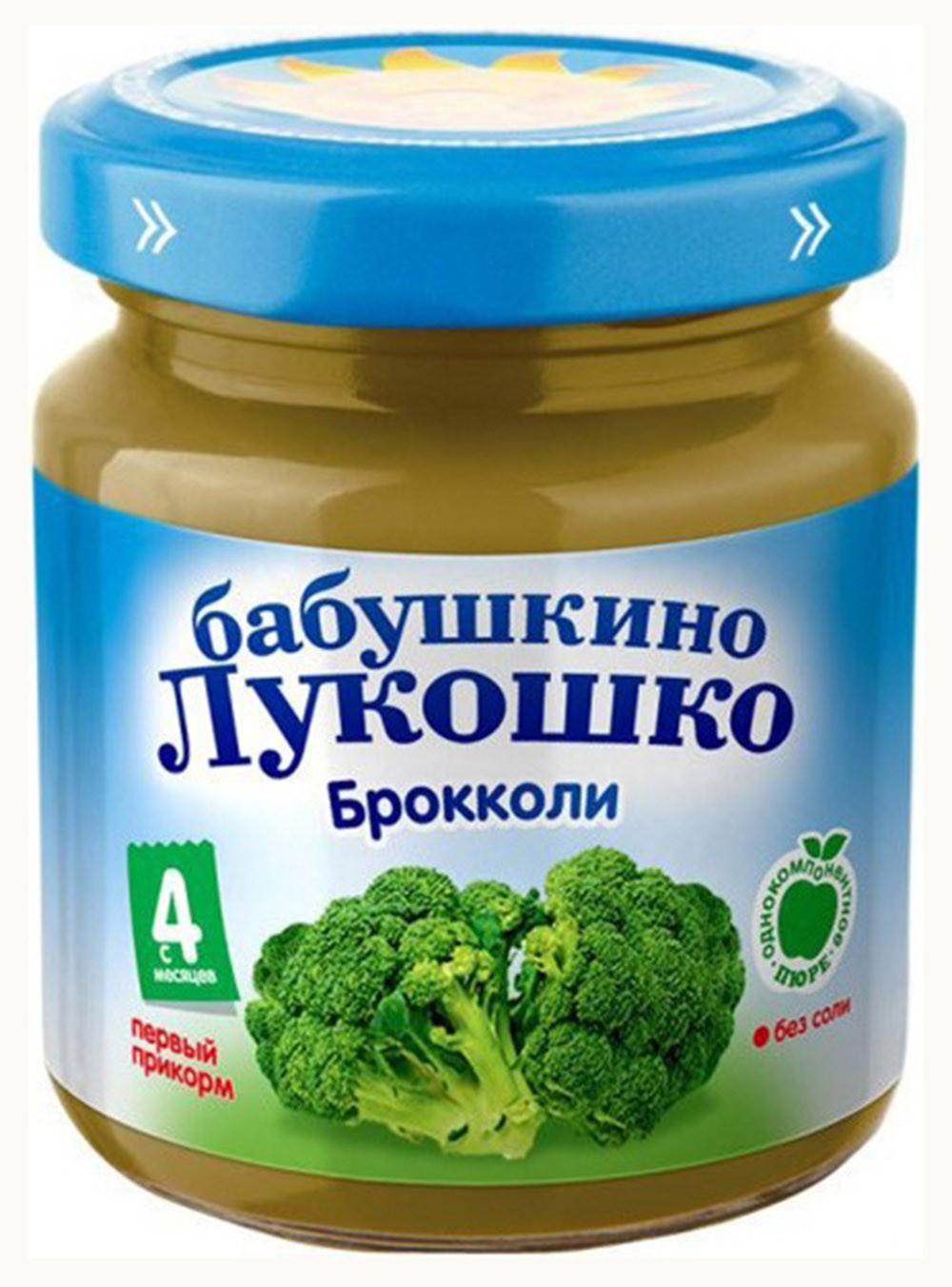 Д.п Пюре Бабушкино Лукошко капуста брокколи 100г - интернет-магазин Близнецы