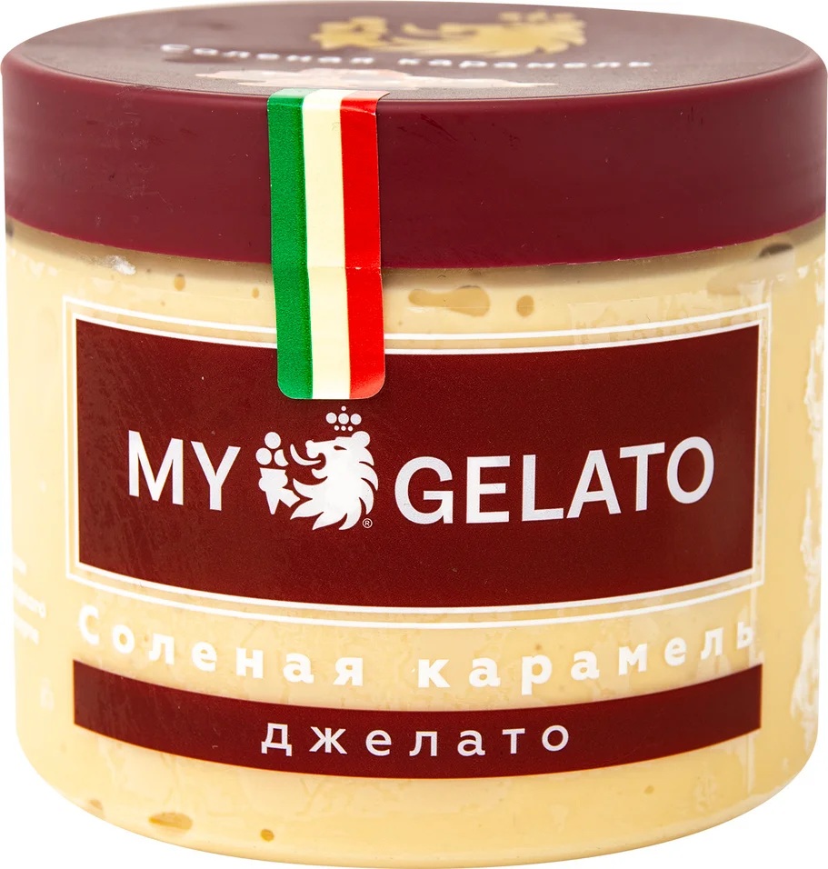 Мороженое My Gelato пломбир соленая карамель, 300 г