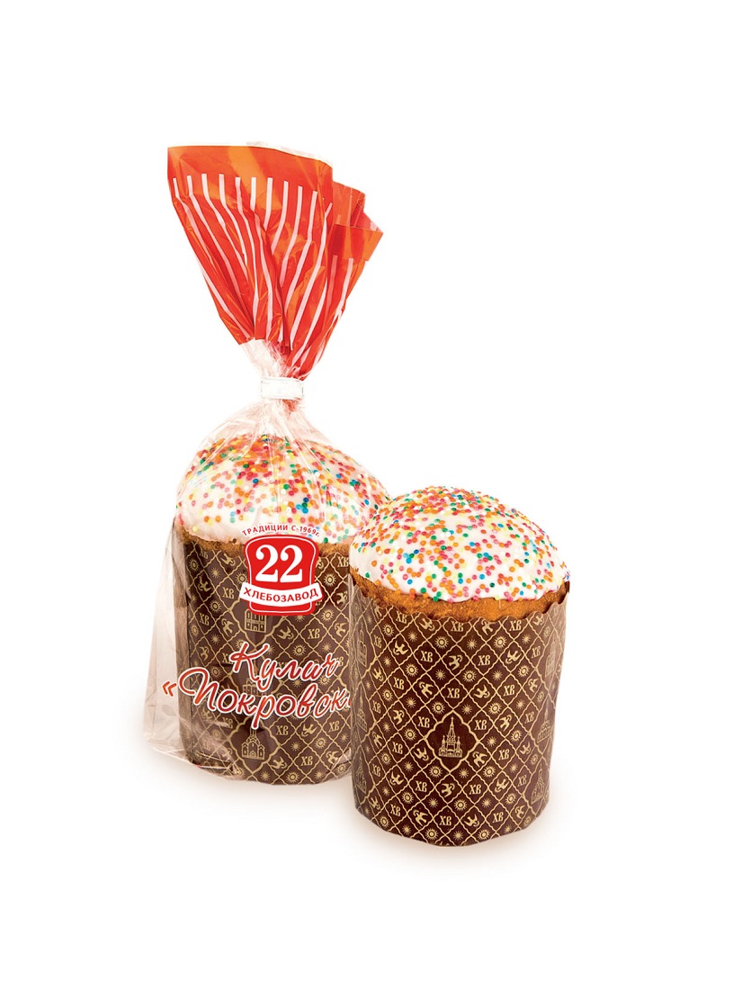 ч Кулич Покровский  Черемушки   100г шт - интернет-магазин Близнецы