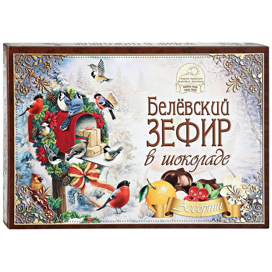 Зефир Белёвский Ассорти в шокол  Старые Традиции  250г - интернет-магазин Близнецы