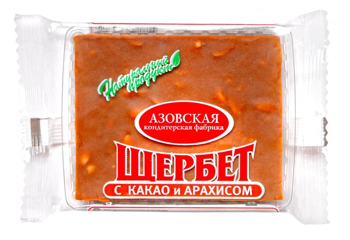 Щербет с арахисом и какао  Азовская КФ  200г - интернет-магазин Близнецы