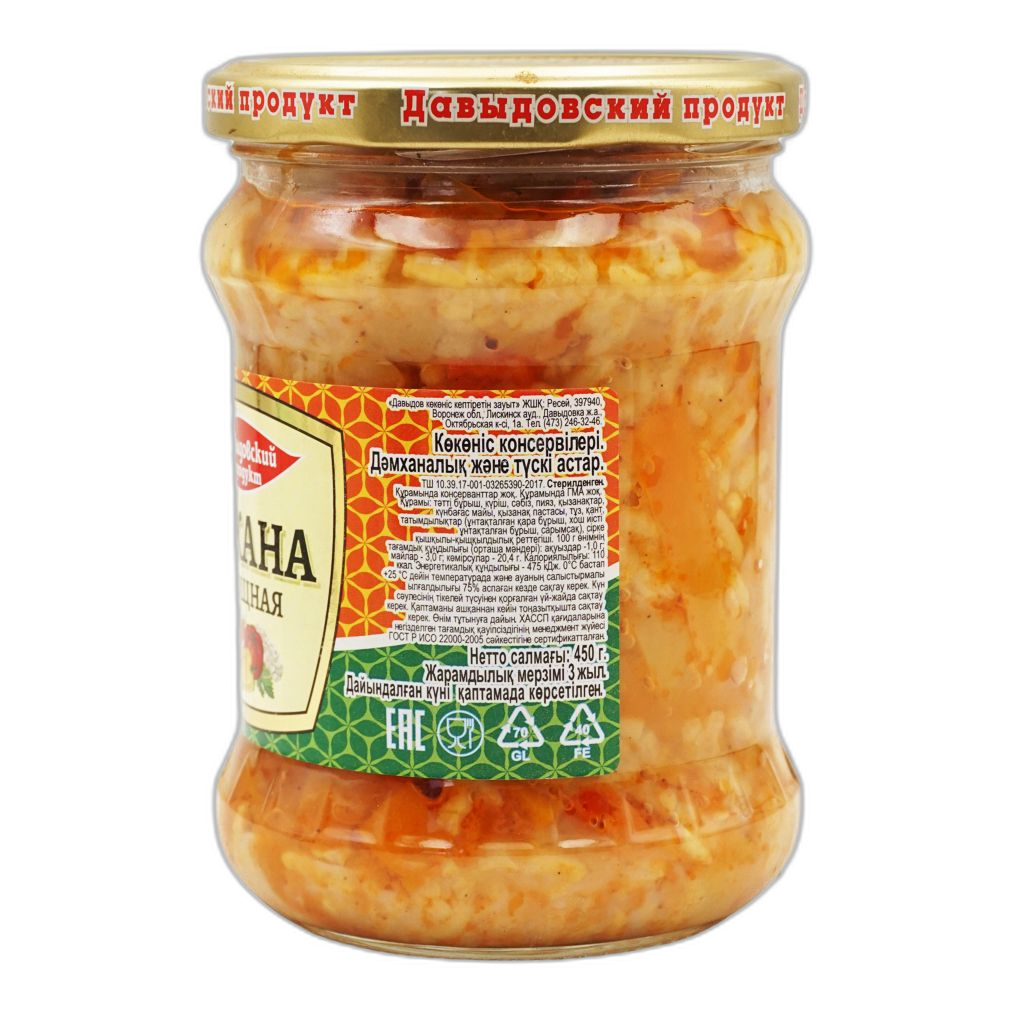 Токана овощная  Давыдовский продукт  