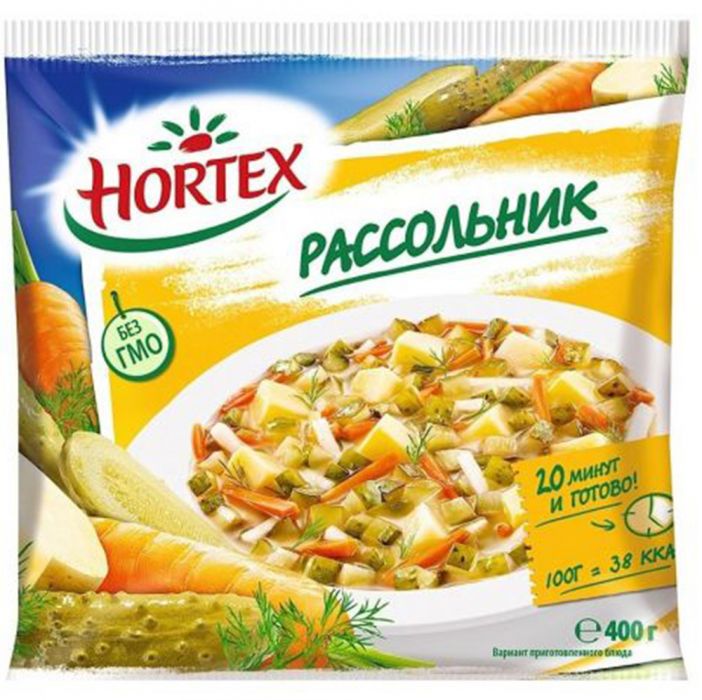 Морож. овощи Рассольник  Хортекс  упак 400г - интернет-магазин Близнецы