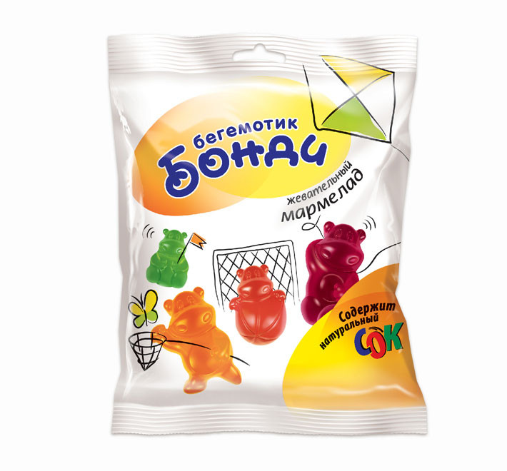 Мармелад жеват Бегемотик Бонди 30г - интернет-магазин Близнецы
