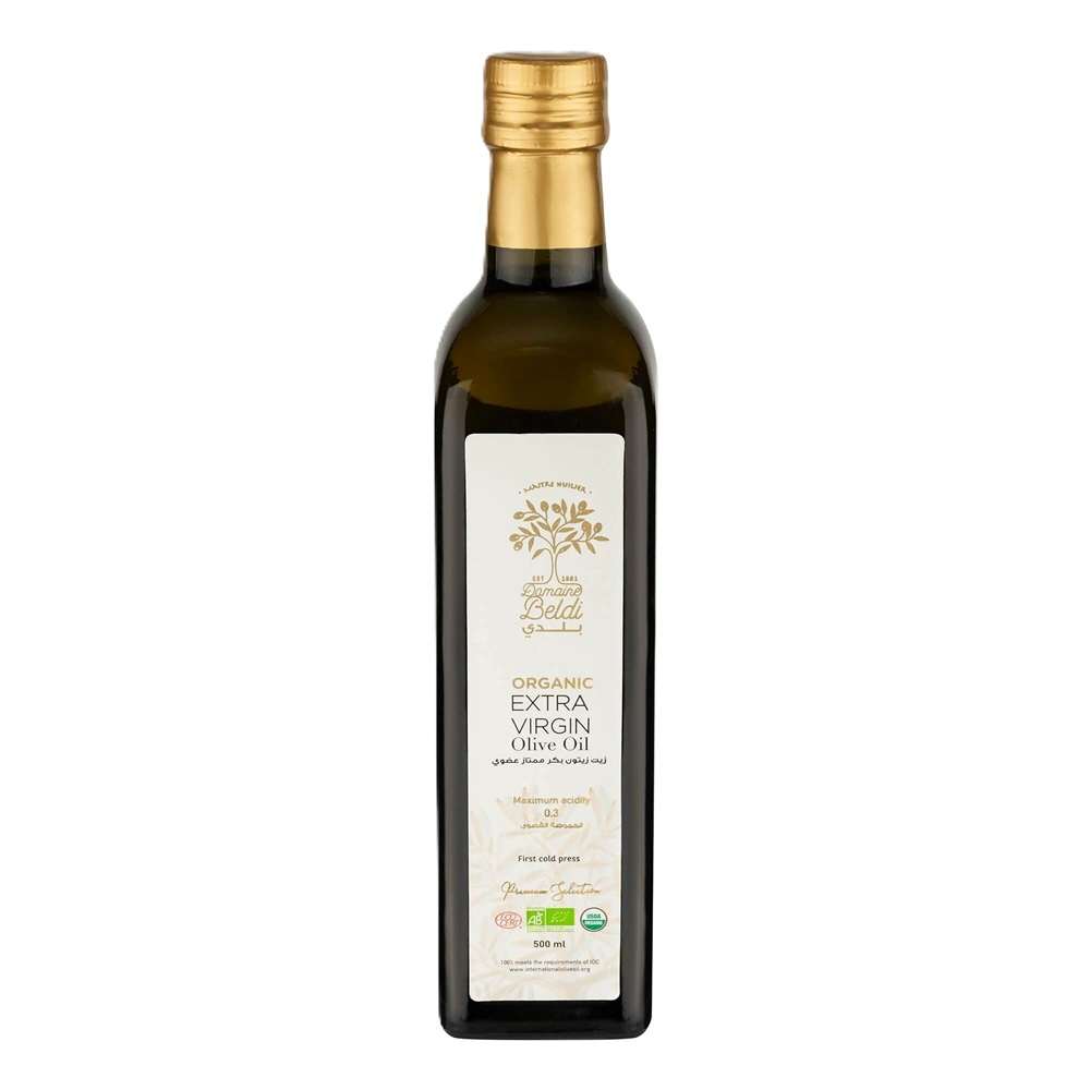 Масло олив Organic ЭВ н раф  Domaine Beldi  0.5л ст бут - интернет-магазин Близнецы