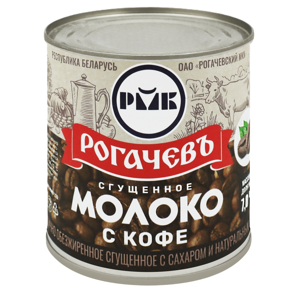 Кофе со сгущ молоком  Рогачев  380г         \СЩ - интернет-магазин Близнецы