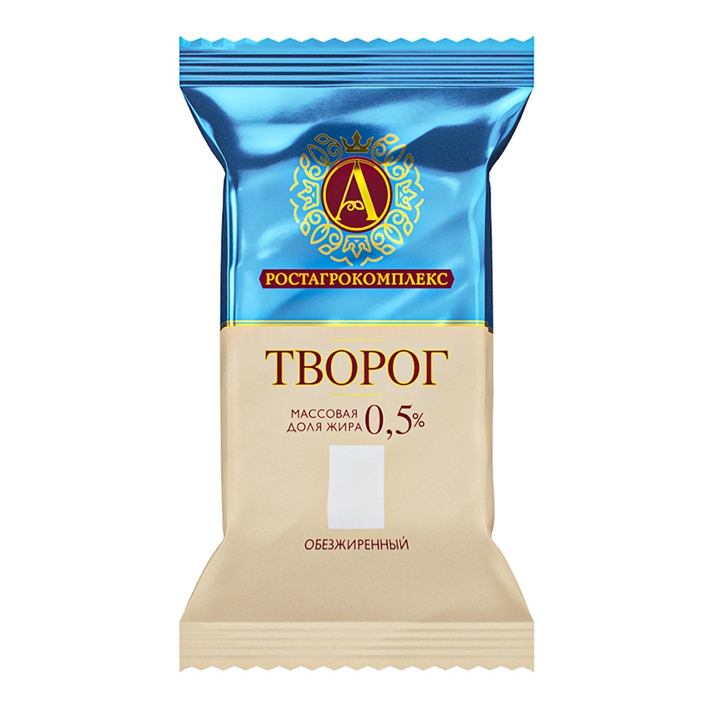 Творог Ростагрокомплекс обезжиренный 0,5%, 180 г