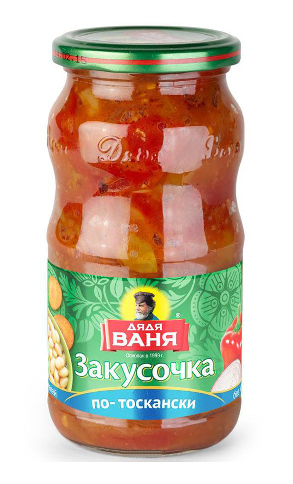 Закусочка по-Тоскански  Дядя Ваня  460г бан - интернет-магазин Близнецы