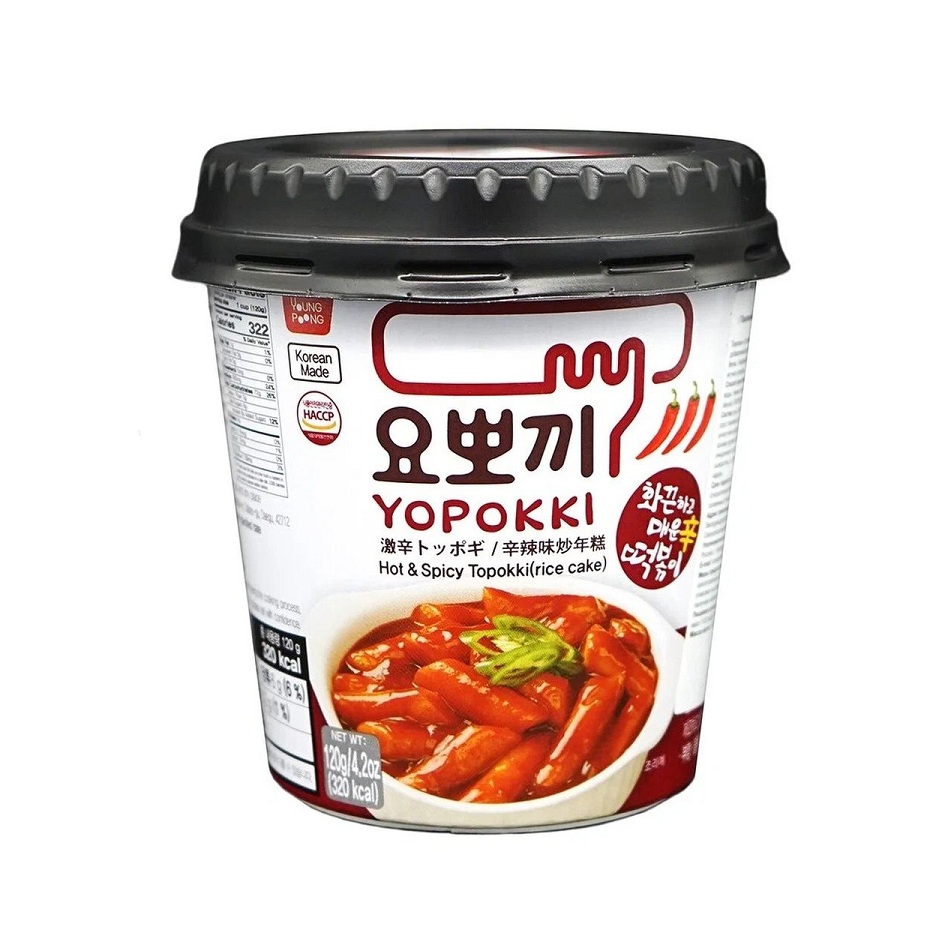 Рисовые Топокки с Остро-Пряным соусом быс пр 120г  Корея  - интернет-магазин Близнецы