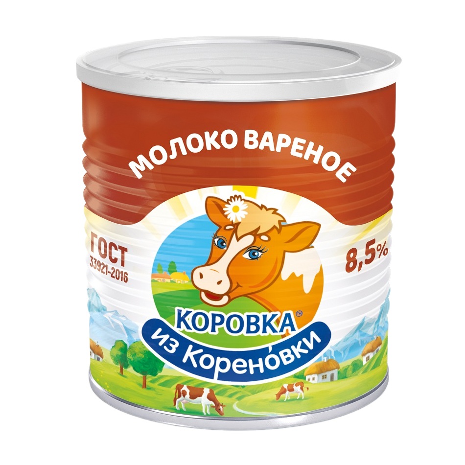 Молоко сгущ вареное с сах Коровка из Кореновки 360г - интернет-магазин Близнецы