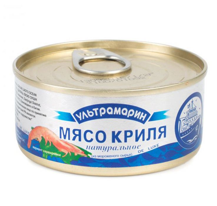 Мясо криля натур ключ  Ультрамарин  ж бан 105г