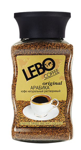 Кофе Lebo original растворимый 100г.