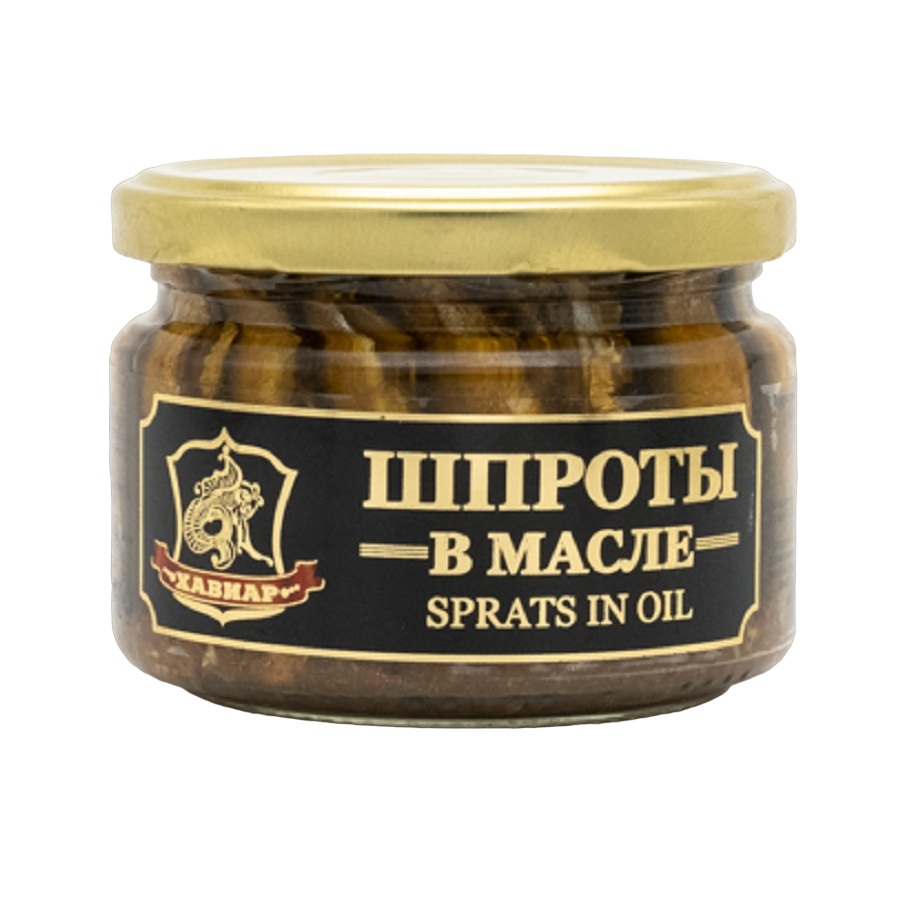 Шпроты в масле  Хавиар 270г  - интернет-магазин Близнецы