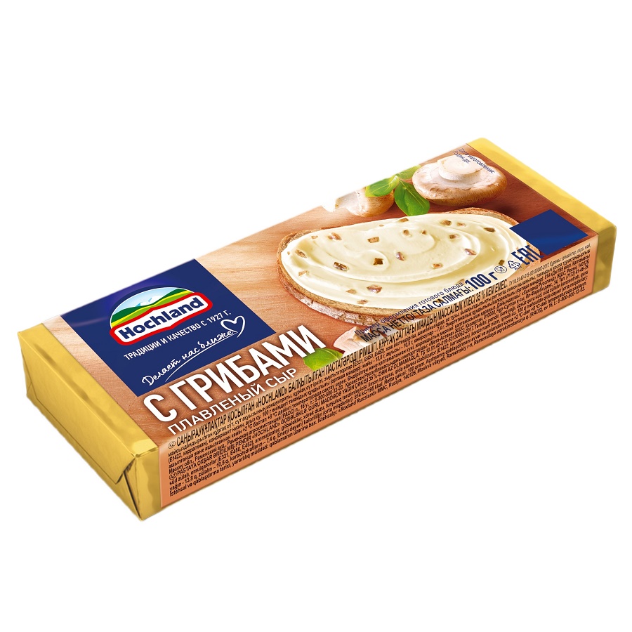 Сыр плавл Хохланд с грибами 100г шт - интернет-магазин Близнецы