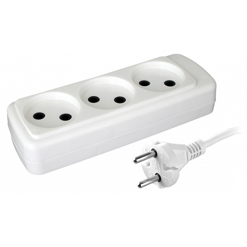 Эл Удлин Volsten 3роз 3м 6А 1300ВТ - интернет-магазин Близнецы