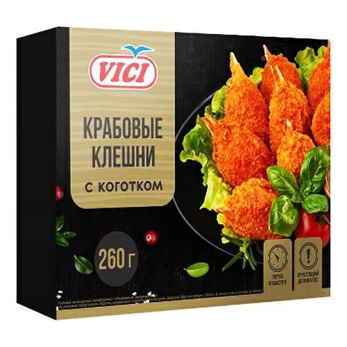 Клешни краба в пан с коготком  Vici  260г - интернет-магазин Близнецы