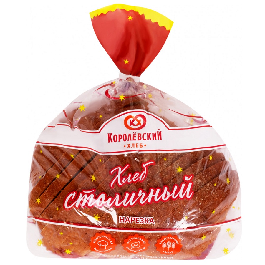 кх Хлеб Столичн нарез  Калин.Хлеб  600г - интернет-магазин Близнецы