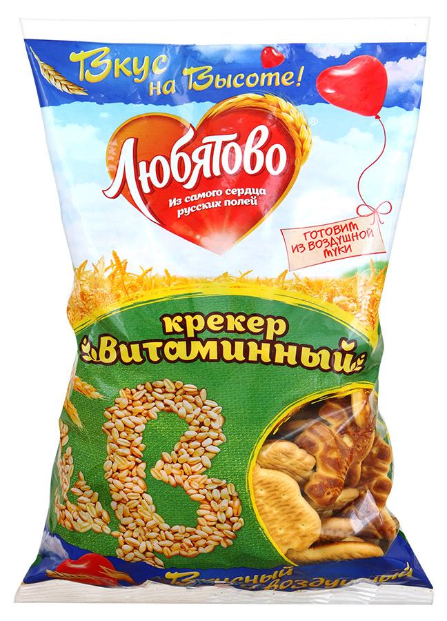 Печенье Любятово Крекер витаминный 300г.