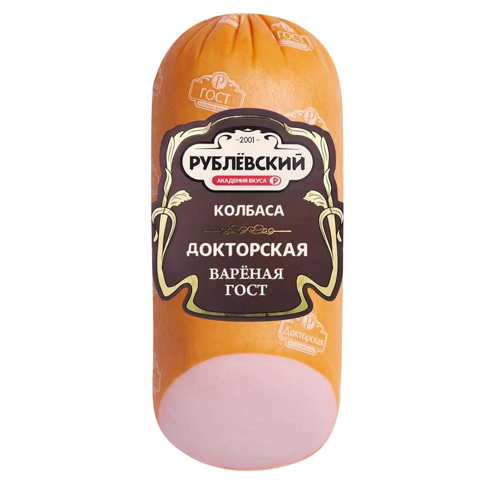 Колбаса вареная Рублевский Докторская ГОСТ, 400 г