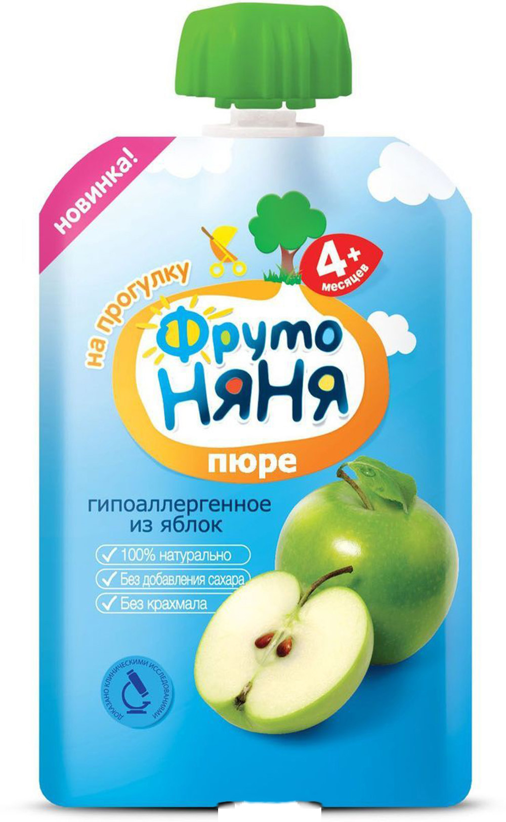 Д.п Пюре Фрутоняня яблоко 90г - интернет-магазин Близнецы
