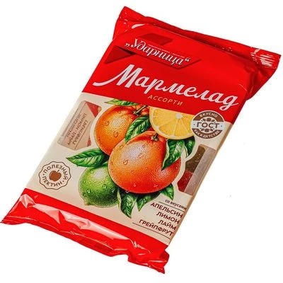 Мармелад Ударница Ассорти 275г шт