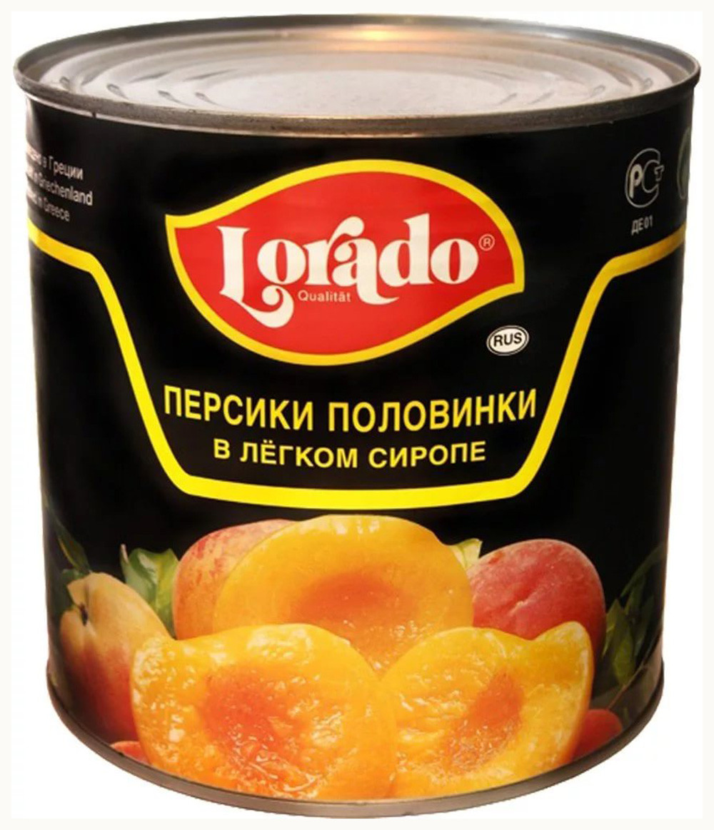 Компот Персики половинки  Лорадо  425мл - интернет-магазин Близнецы